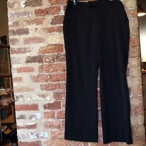 Wider leg Eddie Bauer black work pants